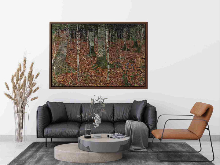 Birch Forest Painting