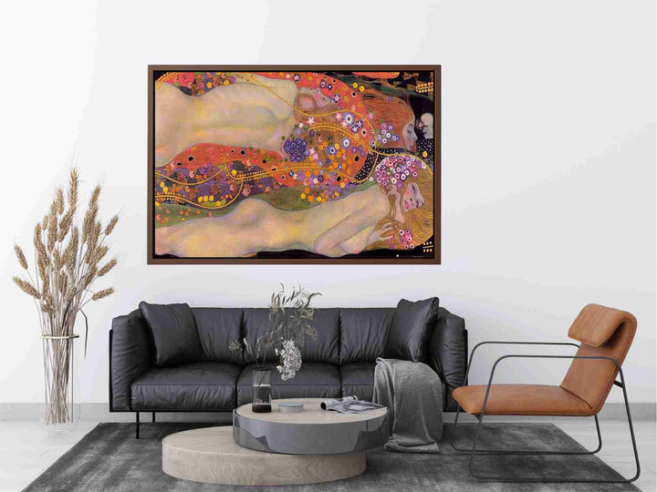 Water Serpents II Painting