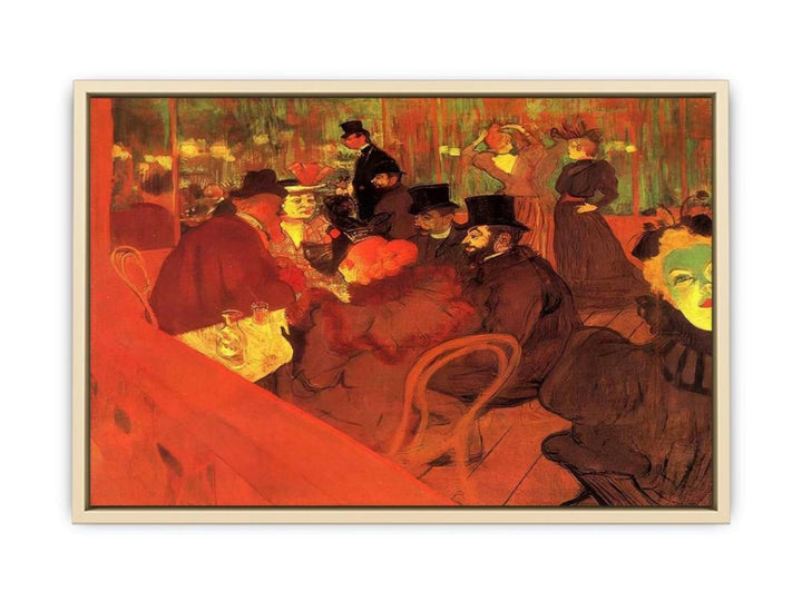 At The Moulin Rouge  Art Print