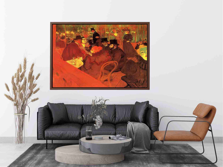 At The Moulin Rouge Painting