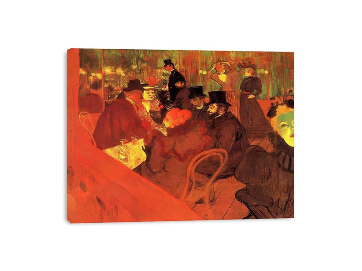 At The Moulin Rouge  Painting