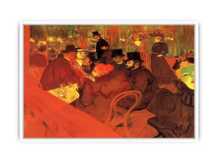 At The Moulin Rouge Framed Print