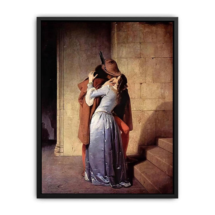 The Kiss by Francesco Paolo Hayez Canvas Print