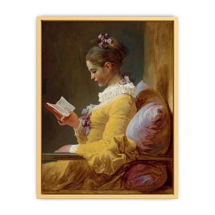 A Young Girl Reading c. 1776 Streched canvas