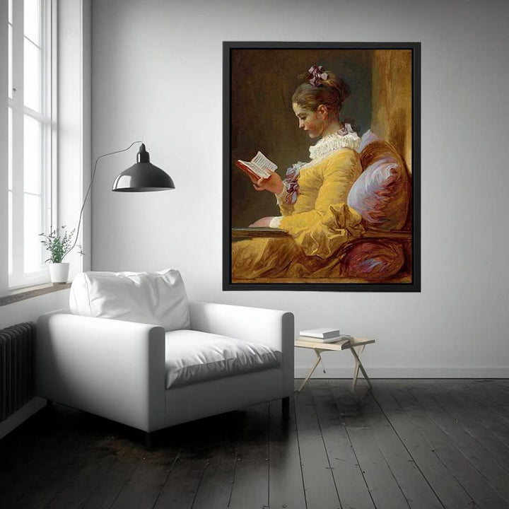 A Young Girl Reading c. 1776 Painting