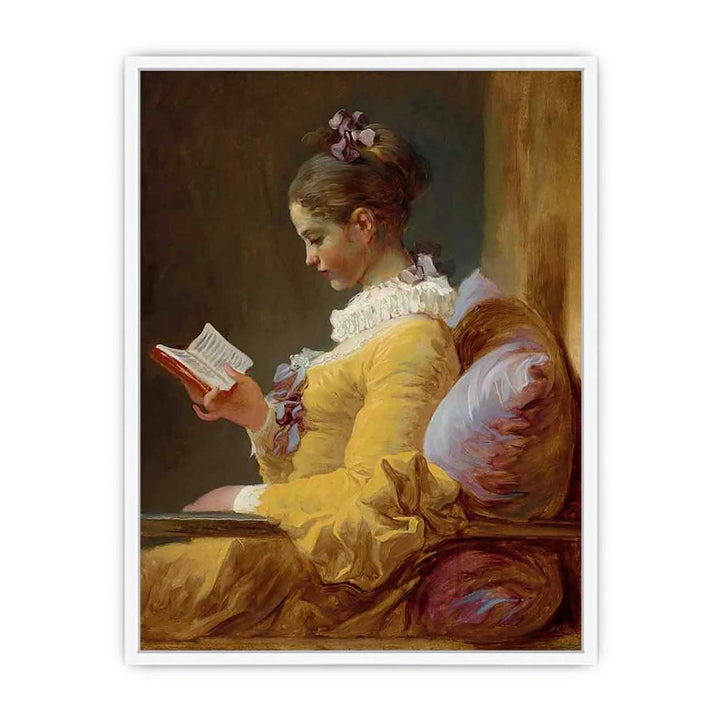 A Young Girl Reading c. 1776 Framed Print
