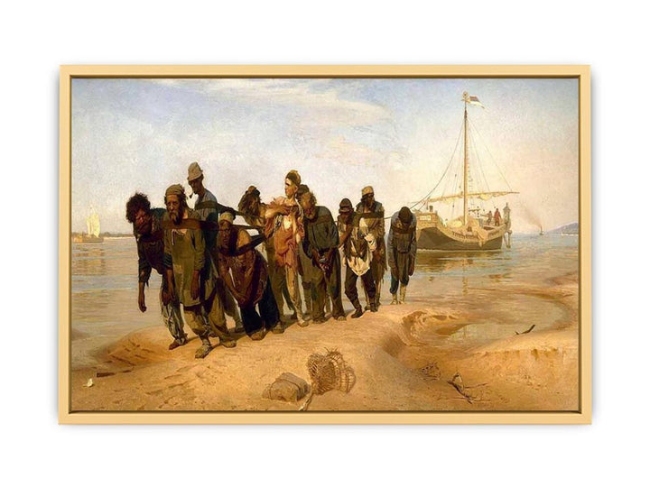 Barge Haulers on the Volga Streched canvas