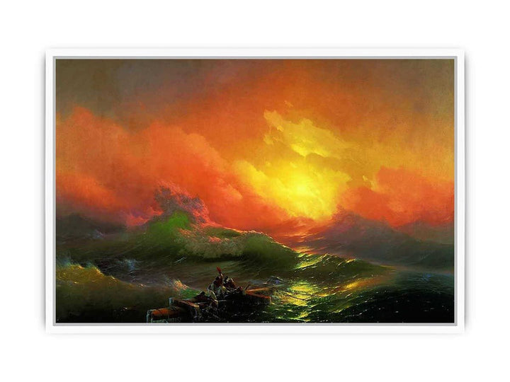 The Ninth Wave (1850) Framed Print