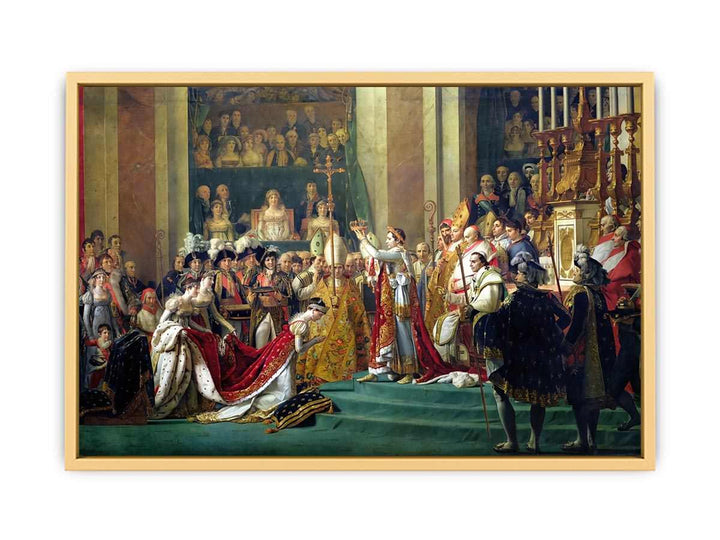 Consecration of the Emperor Napoleon I and Coronation of the Empress Josephine 1805-07 Streched canvas
