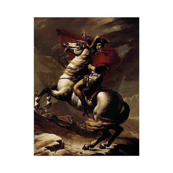 Bonaparte, Calm on a Fiery Steed, Crossing the Alps 1801
