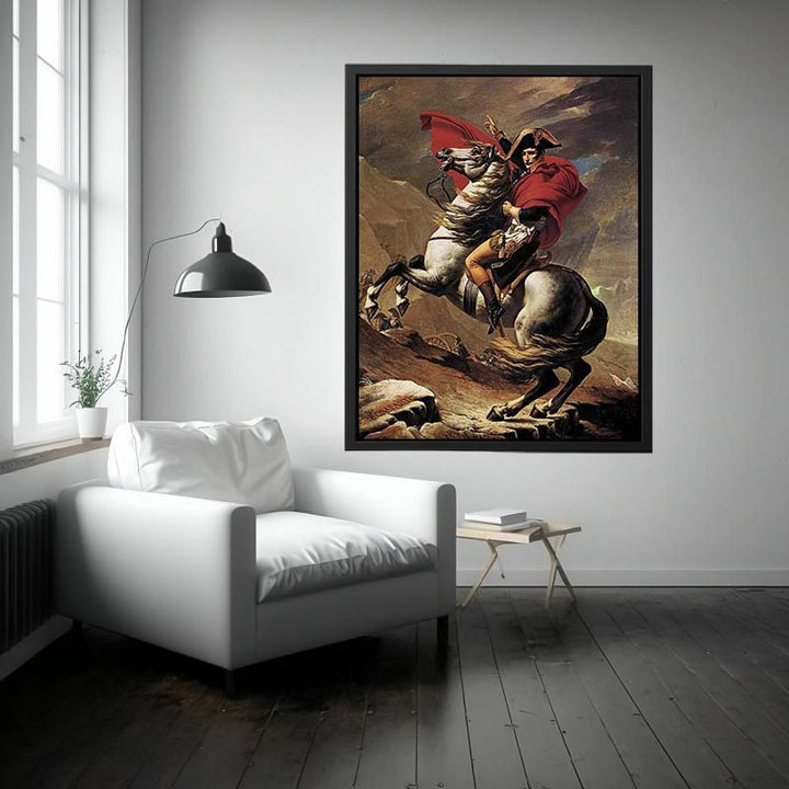 Napoleon at the St. Bernard Pass 1801 Painting
