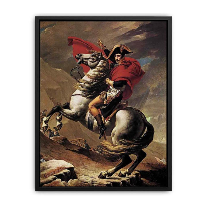 Napoleon at the St. Bernard Pass 1801 Canvas Print