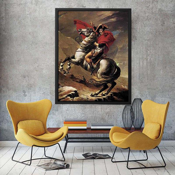 Napoleon at the St. Bernard Pass 1801  Painting