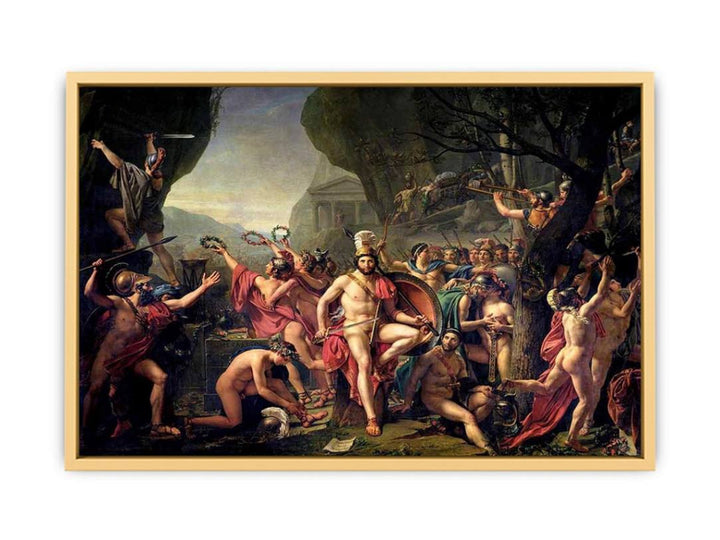 Leonidas at Thermopylae 1814 Streched canvas
