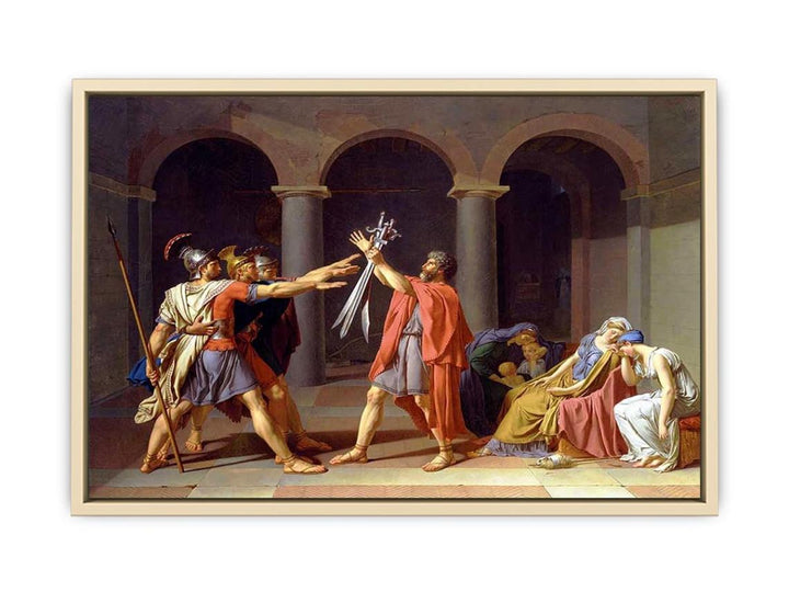 The Oath of the Horatii 1784  Art Print