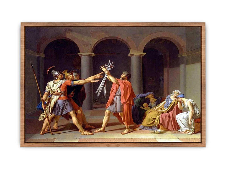The Oath of the Horatii 1784  Poster
