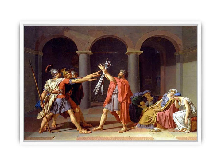 The Oath of the Horatii 1784 Framed Print