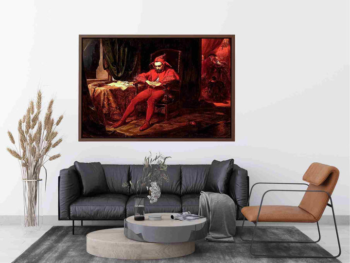 Stanczyk during a Ball at the Court of Queen Bona after the Loss of Smolensk Painting