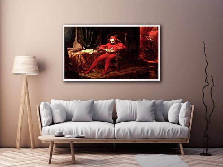 Stanczyk during a Ball at the Court of Queen Bona after the Loss of Smolensk  Painting