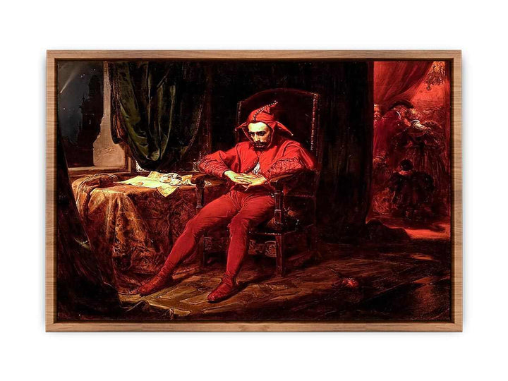 Stanczyk during a Ball at the Court of Queen Bona after the Loss of Smolensk  Poster