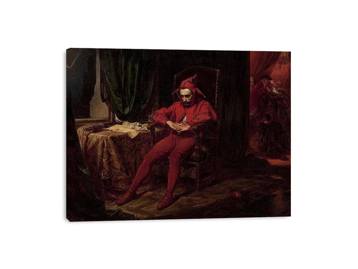 Stanczyk during a Ball at the Court of Queen Bona after the Loss of Smolensk  Painting