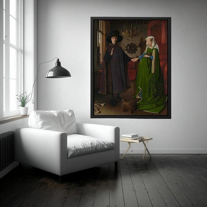 Portrait of Giovanni Arnolfini and his Wife 1434 Painting