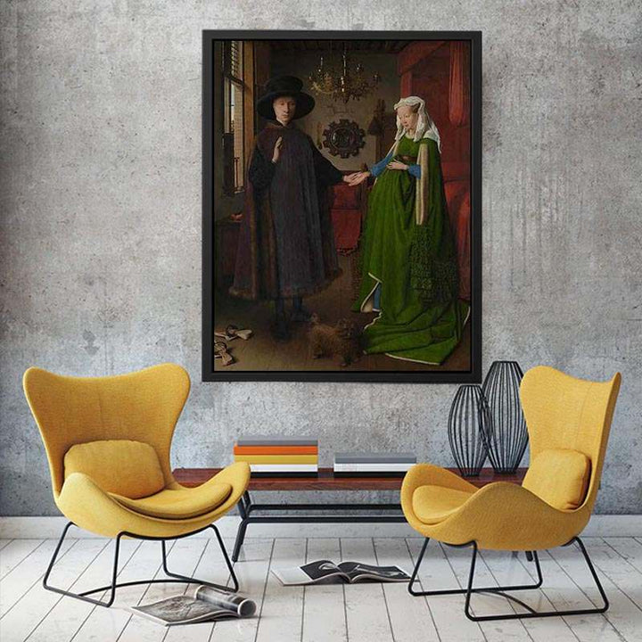 Portrait of Giovanni Arnolfini and his Wife 1434  Painting