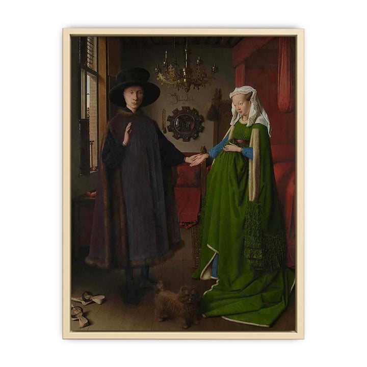 Portrait of Giovanni Arnolfini and his Wife 1434  Art Print