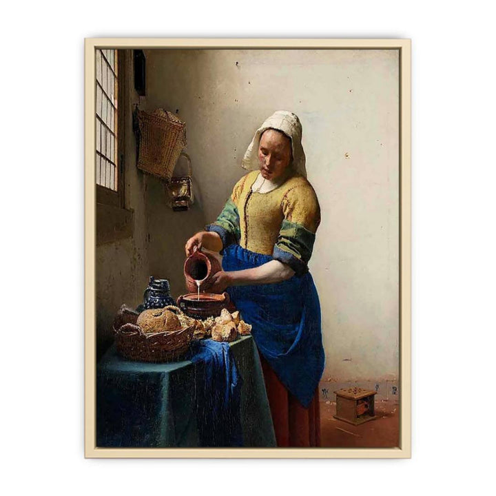 The Milkmaid c. 1658  Art Print
