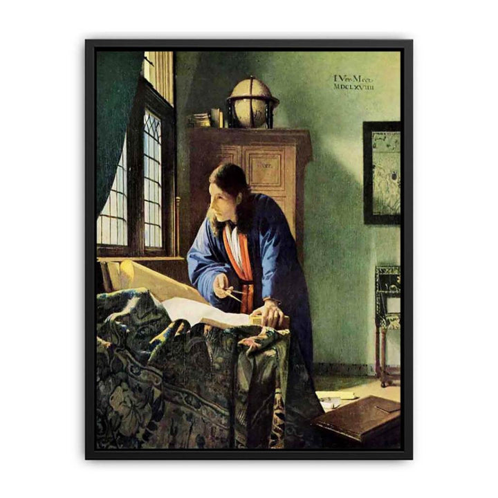 The Geographer c. 1668 Canvas Print