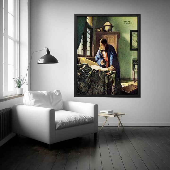 The Geographer c. 1668 Painting