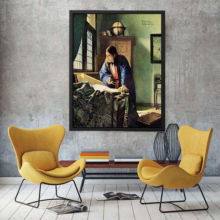 The Geographer c. 1668  Painting