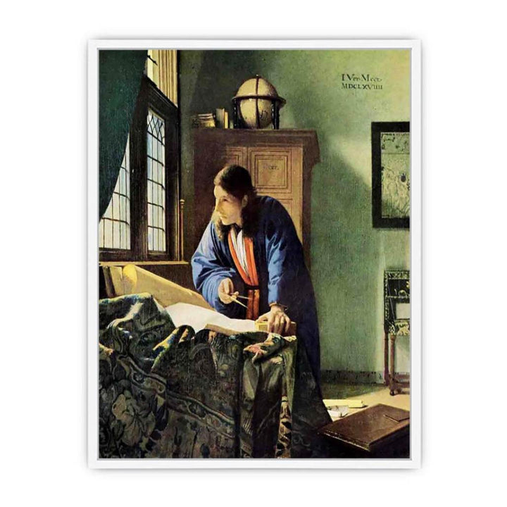 The Geographer c. 1668 Framed Print