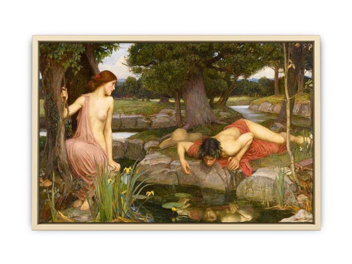 Echo and Narcissus 1903  Art Print
