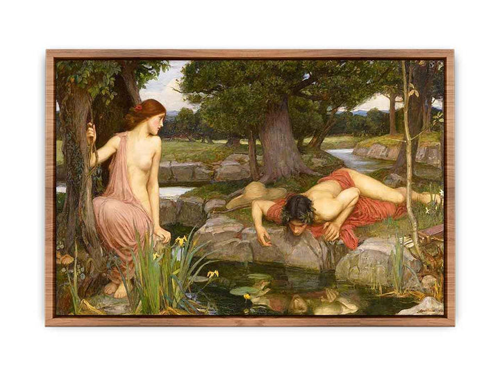 Echo and Narcissus 1903  Poster
