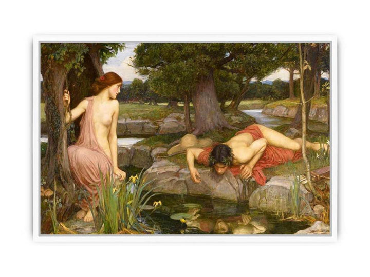 Echo and Narcissus 1903 Framed Print