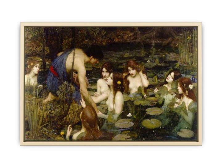 Hylas and the Nymphs 1896  Art Print