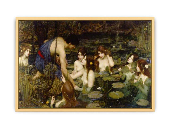 Hylas and the Nymphs 1896 Streched canvas