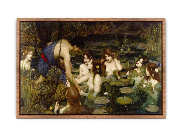 Hylas and the Nymphs 1896  Poster
