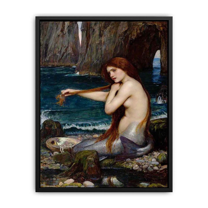 A Mermaid 1900 Canvas Print
