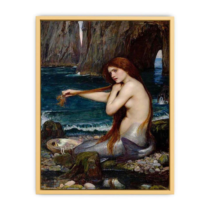 A Mermaid 1900 Streched canvas