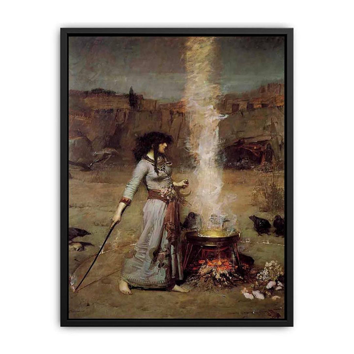 The Magic Circle 1886 Canvas Print
