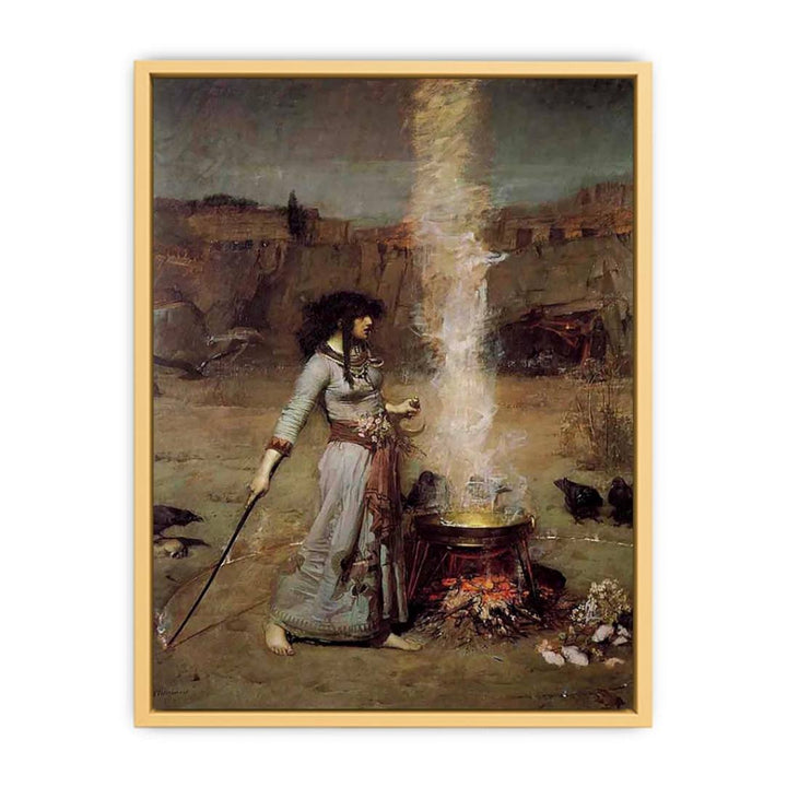 The Magic Circle 1886 Streched canvas