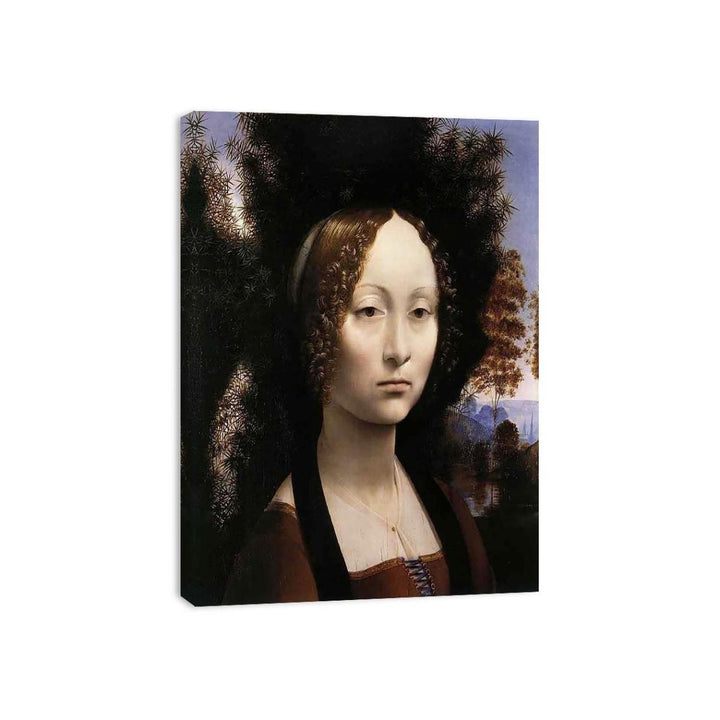 Portrait of Ginevra de Benci  Painting
