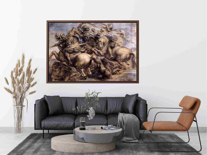 The Battle of Anghiari (detail) 1503-05 Painting