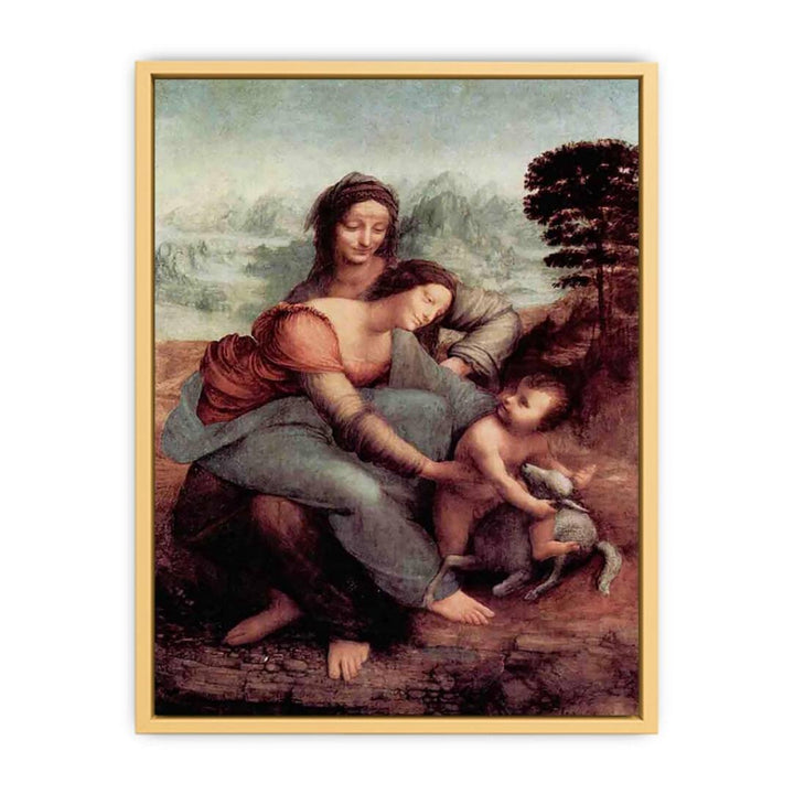 The Virgin and Child with St Anne c. 1510 Streched canvas