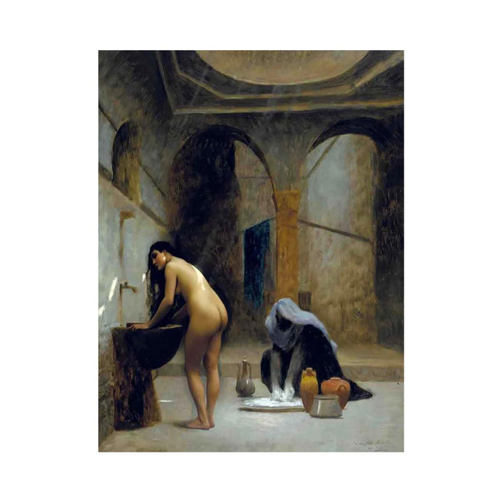 A Moorish Bath Turkish Woman Bathing