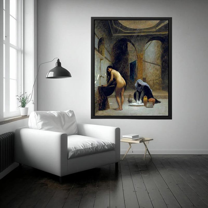 A Moorish Bath Turkish Woman Bathing Painting