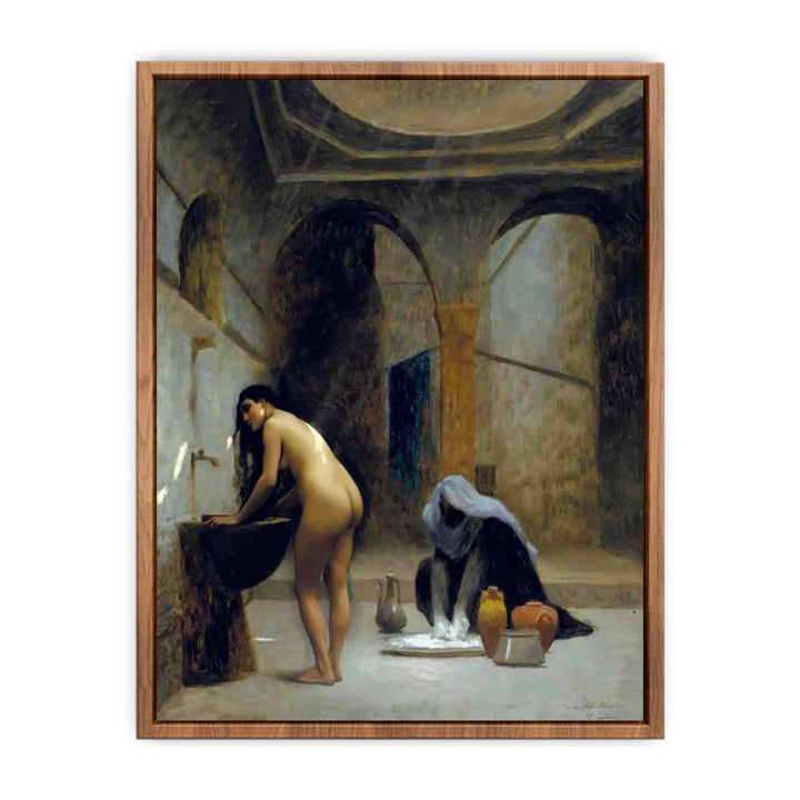 A Moorish Bath Turkish Woman Bathing  Poster