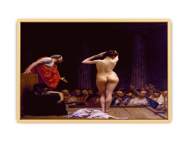 Selling Slaves in Rome Streched canvas